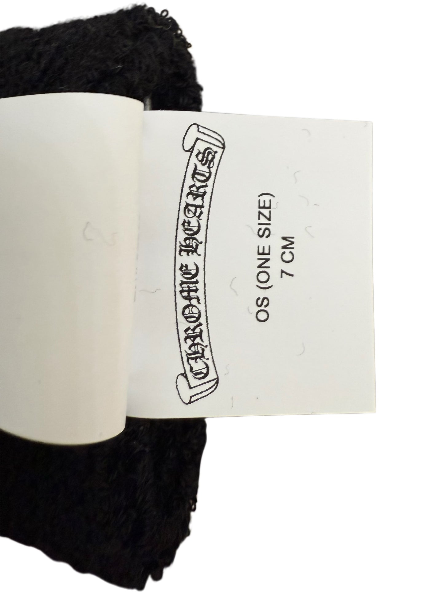 Chrome Hearts White Patent Leather Cross Patch Wrist SweatBands