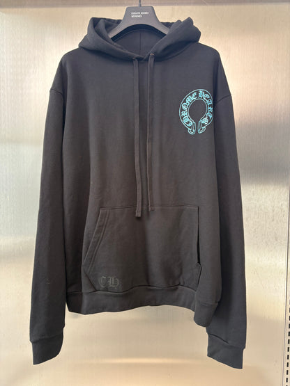 Chrome Hearts glitter friend&family horseshoe hoodie
