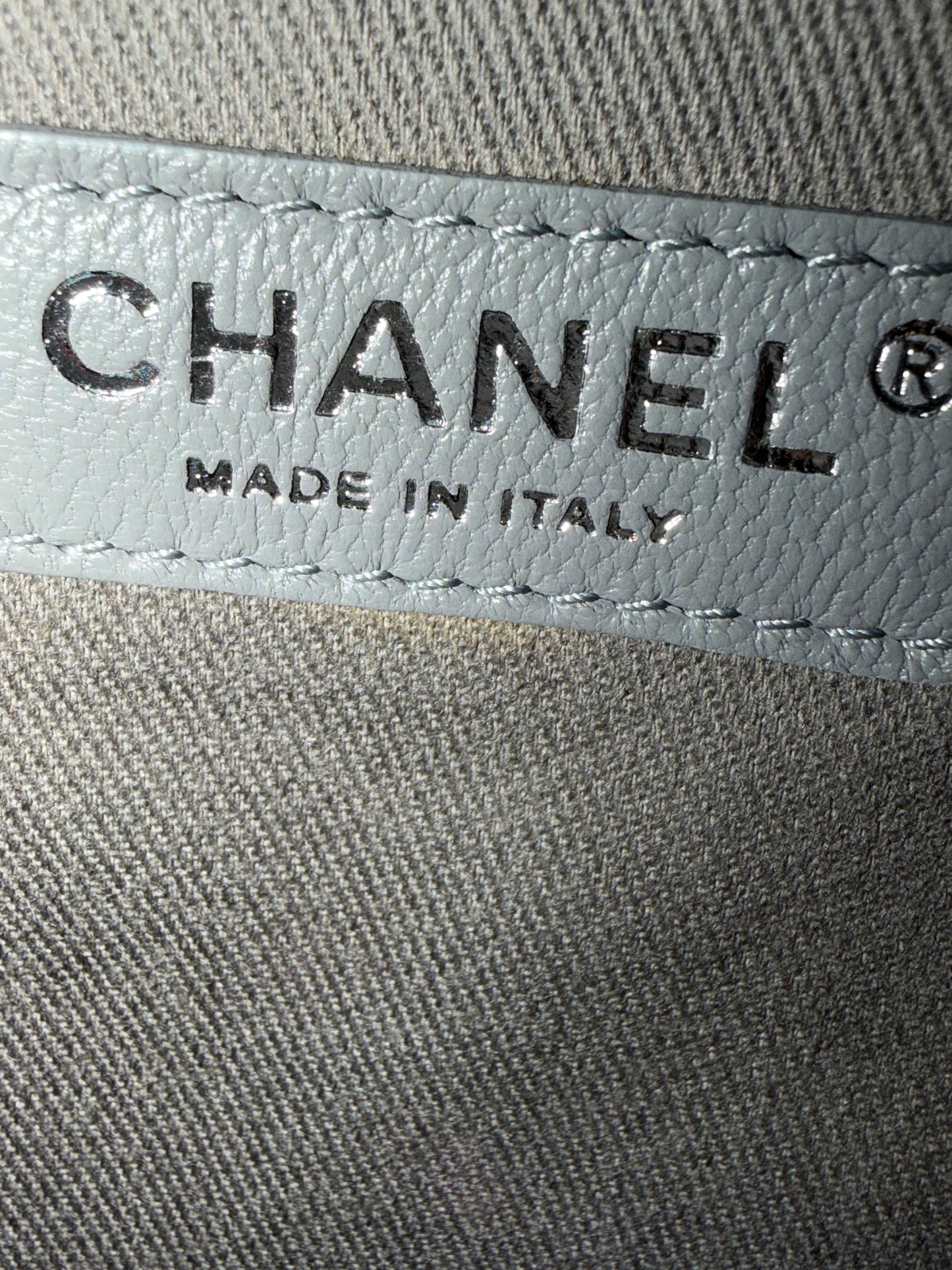 Chanel 2014 Large Art School Beige Graffiti Backpack