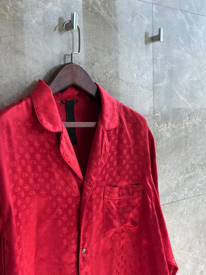 Chrome Hearts Silk Pajama Shirt