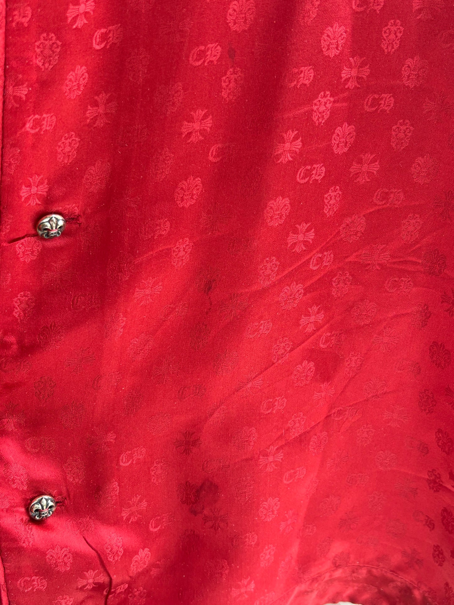 Chrome Hearts Silk Pajama Shirt