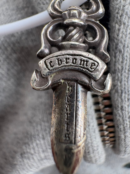 Chrome Hearts cross patches paperjam zip hoodie