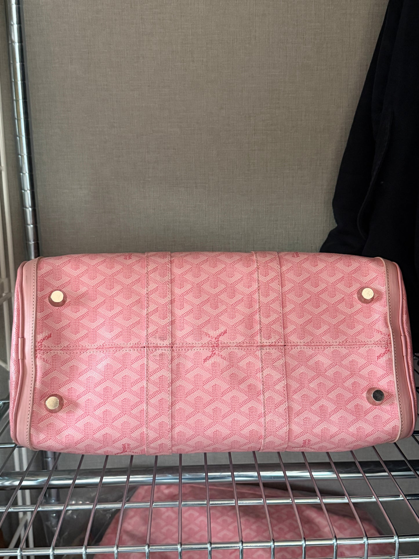 Goyard Bowling 30 Rare Limited Sakura Pink Travel Bag