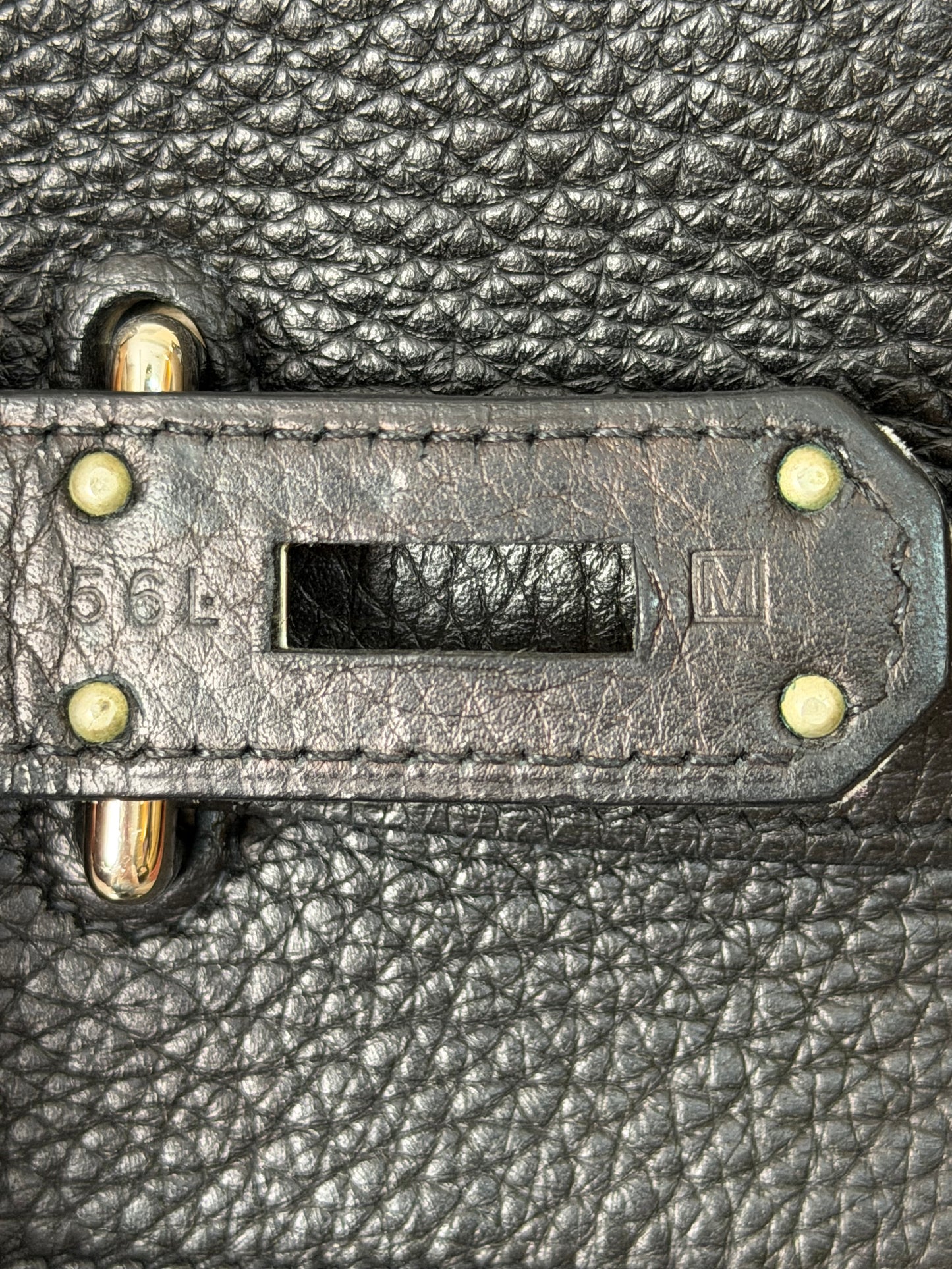 Hermes Kelly 50 Black Taurillon Clemence Leather Palladium Hardware Handbag