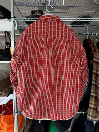 Vetements Aw17 padded shearling shirt