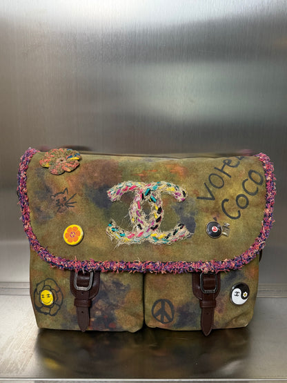 Chanel 15S Graffiti On The Pavements Messenger bag
