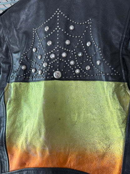 Saint Laurent SS15 Motorcycle Degrade Sunset Leather Jacket