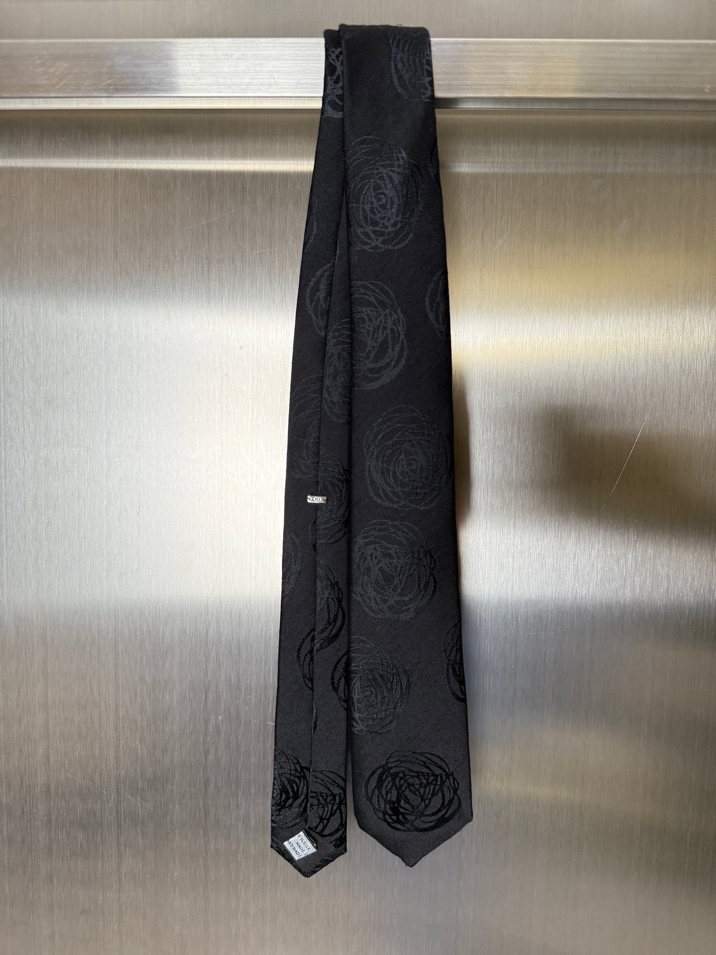 Dior FW14 lily of valley rose floral tie