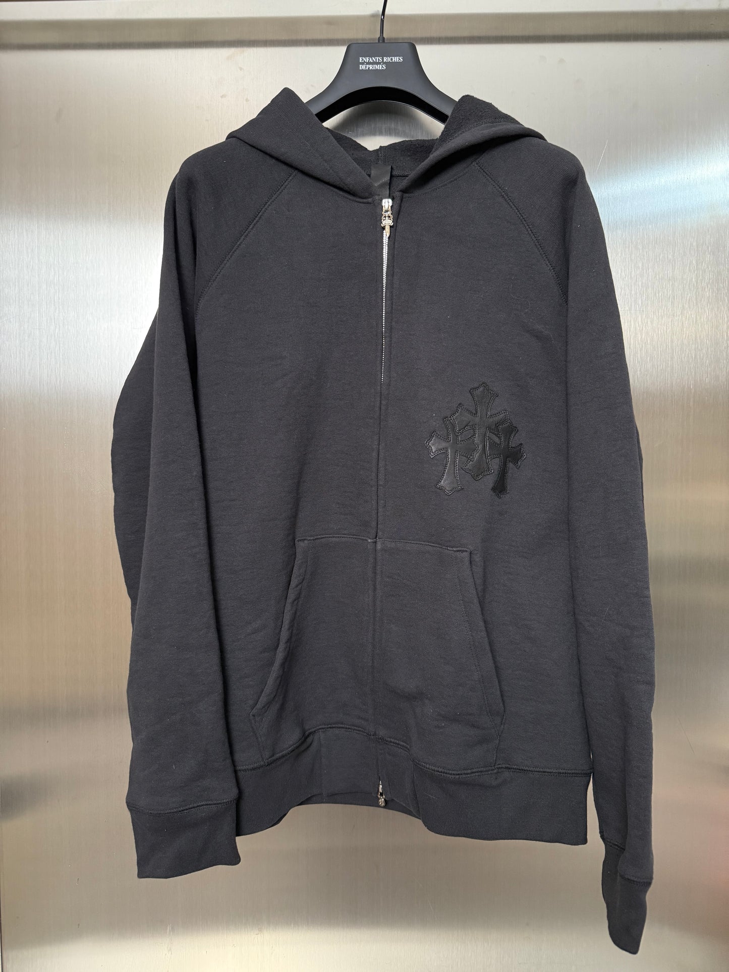 Chrome Hearts Paperjam Triple Patches Zip Up Hoodie