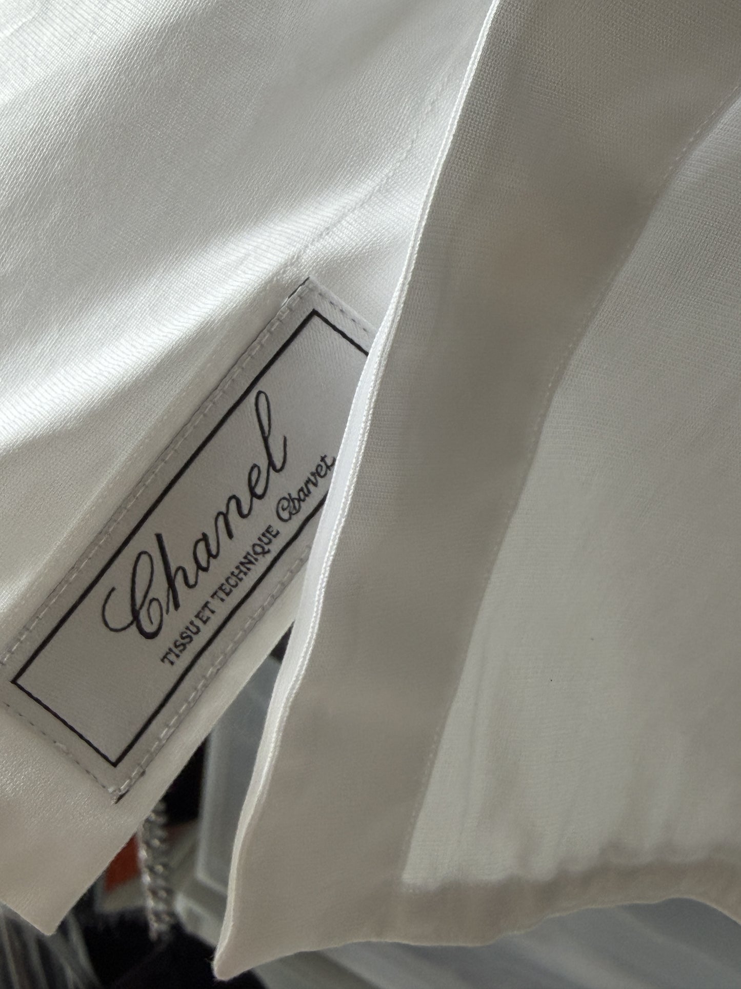 Chanel 26SS Charvet White Tuxedo Long Sleeves Shirt