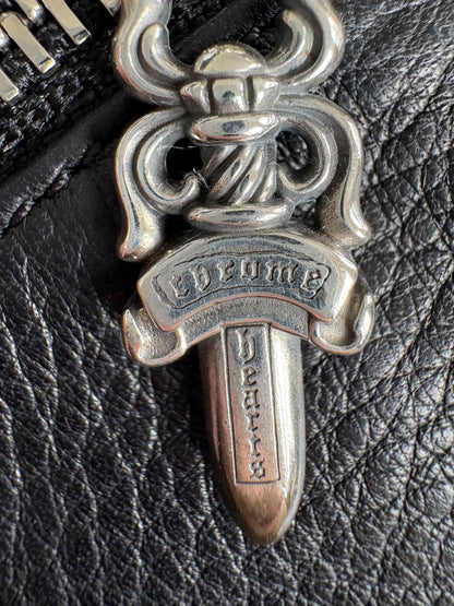 Chrome Hearts Dagger Zip Coin Case Brand New