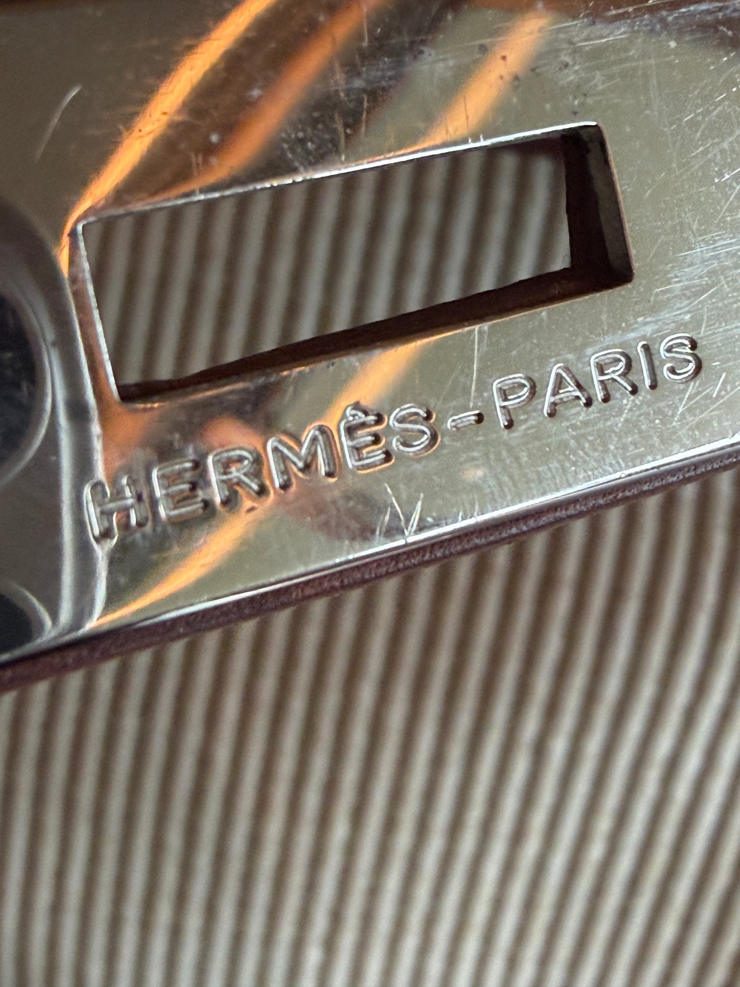 Hermes RARE HAC 45 Crinoline Barenia Leather Travel Bag