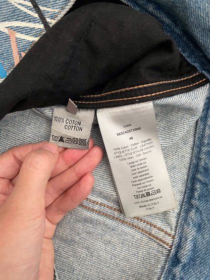 Dior X Kris Van Assche SS15 Scribble Denim Jacket