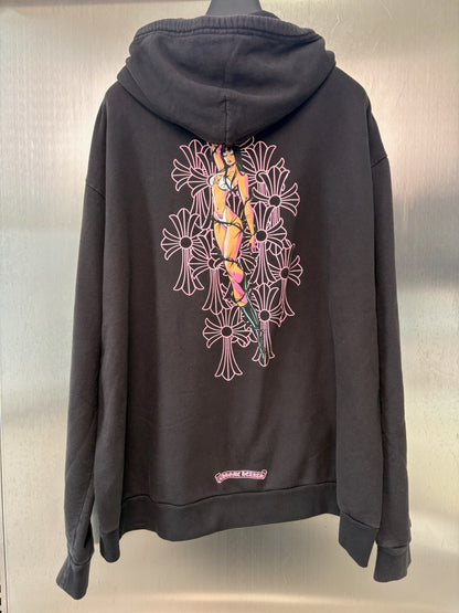 Chrome Hearts deadly doll zip up hoodie