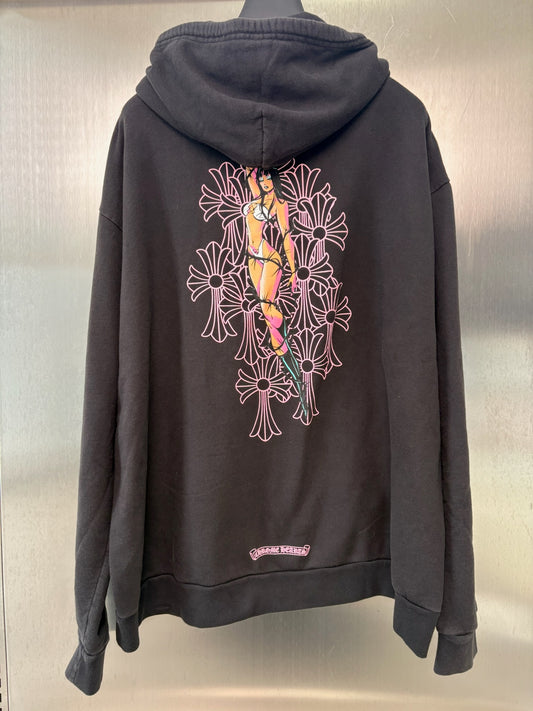 Chrome Hearts deadly doll zip up hoodie