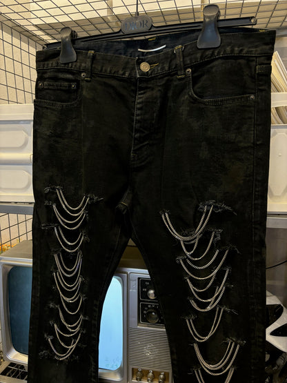Saint Laurent fw13 chain jeans