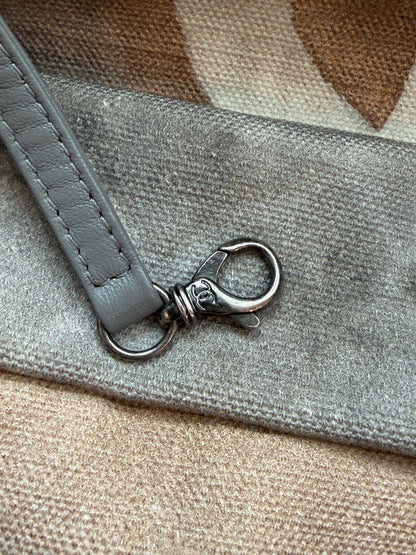 Chanel 2014 Art School Small Grey Graffiti Canvas Backpack