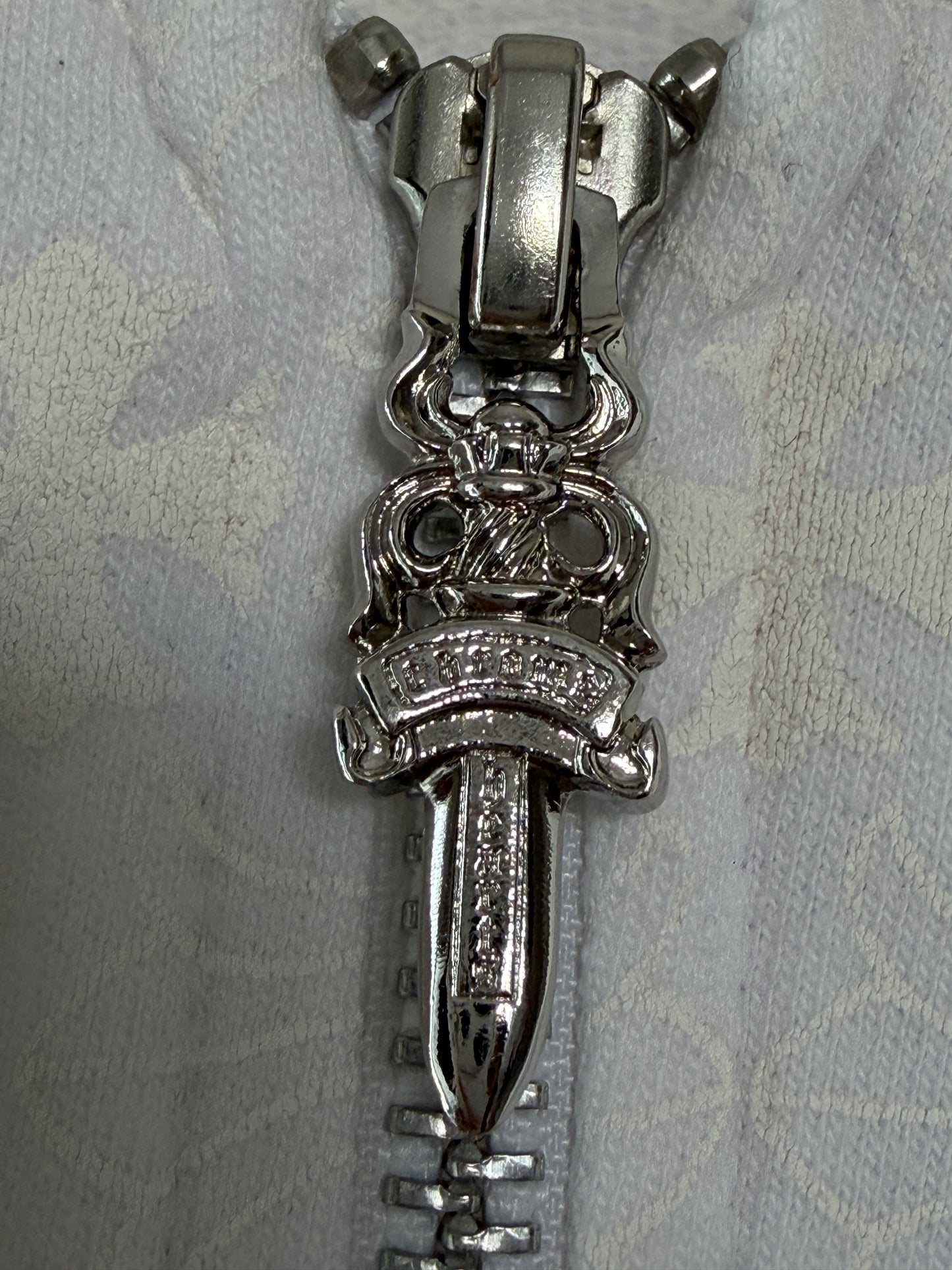 Chrome Hearts Monogram fuck u white hoodie