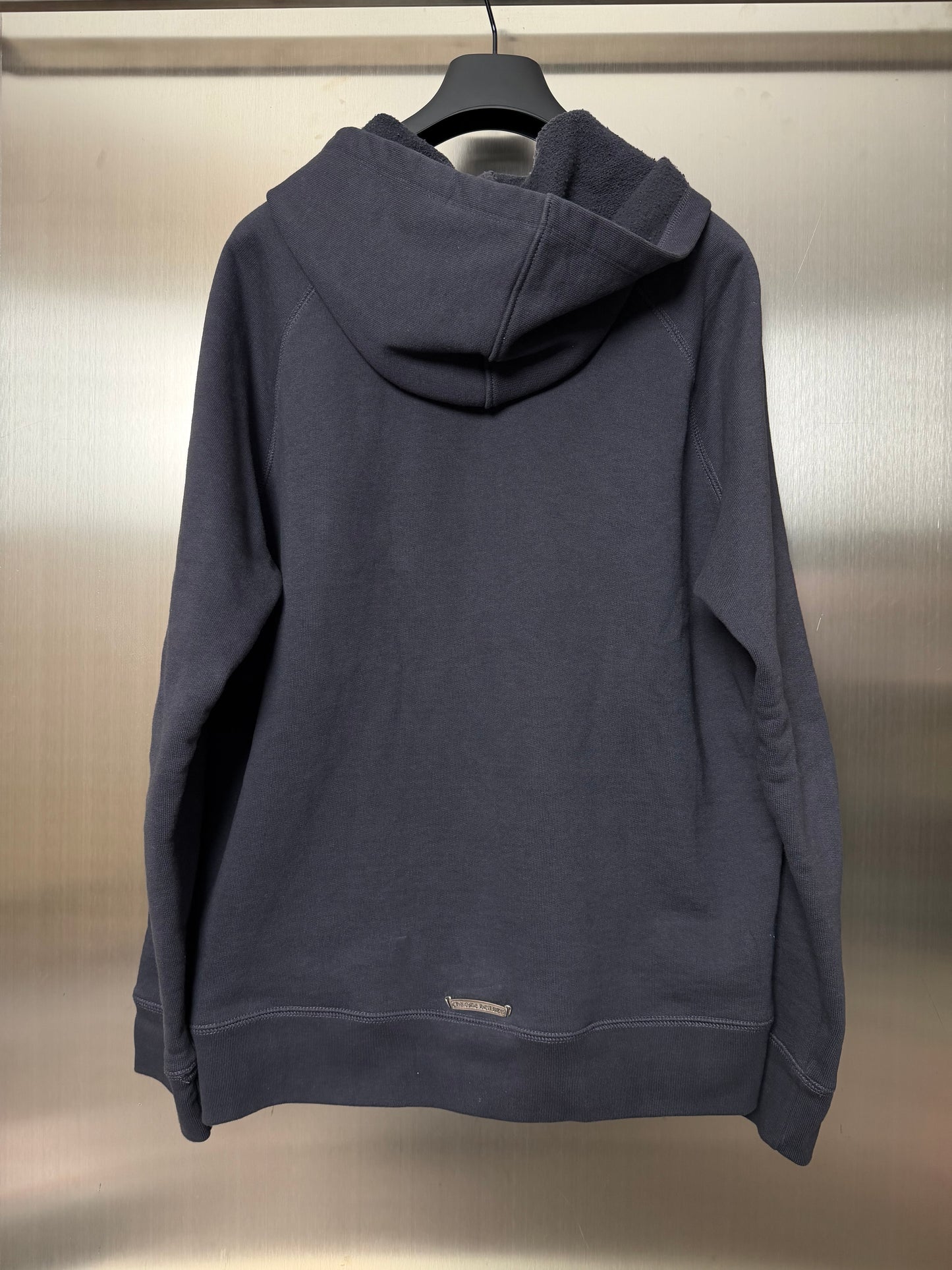 Chrome Hearts PaperJam Navy Zip Up Red Cross Patches