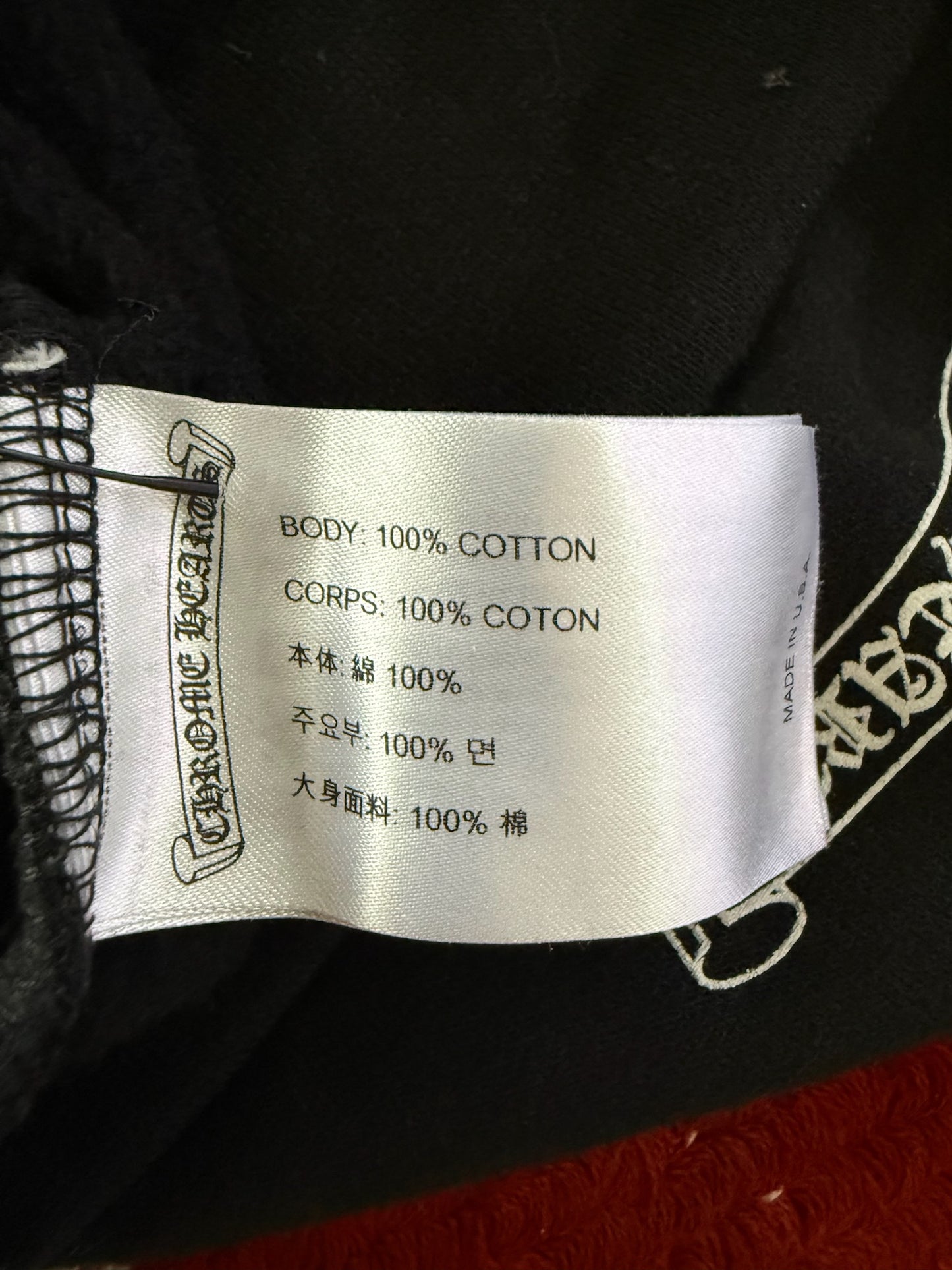 Chrome Hearts color cross patches zip up