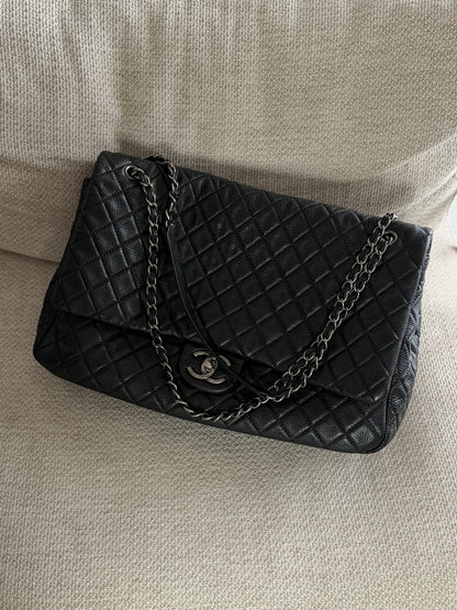 Chanel Quilted Grained Calfskin Airlines XXL Bag