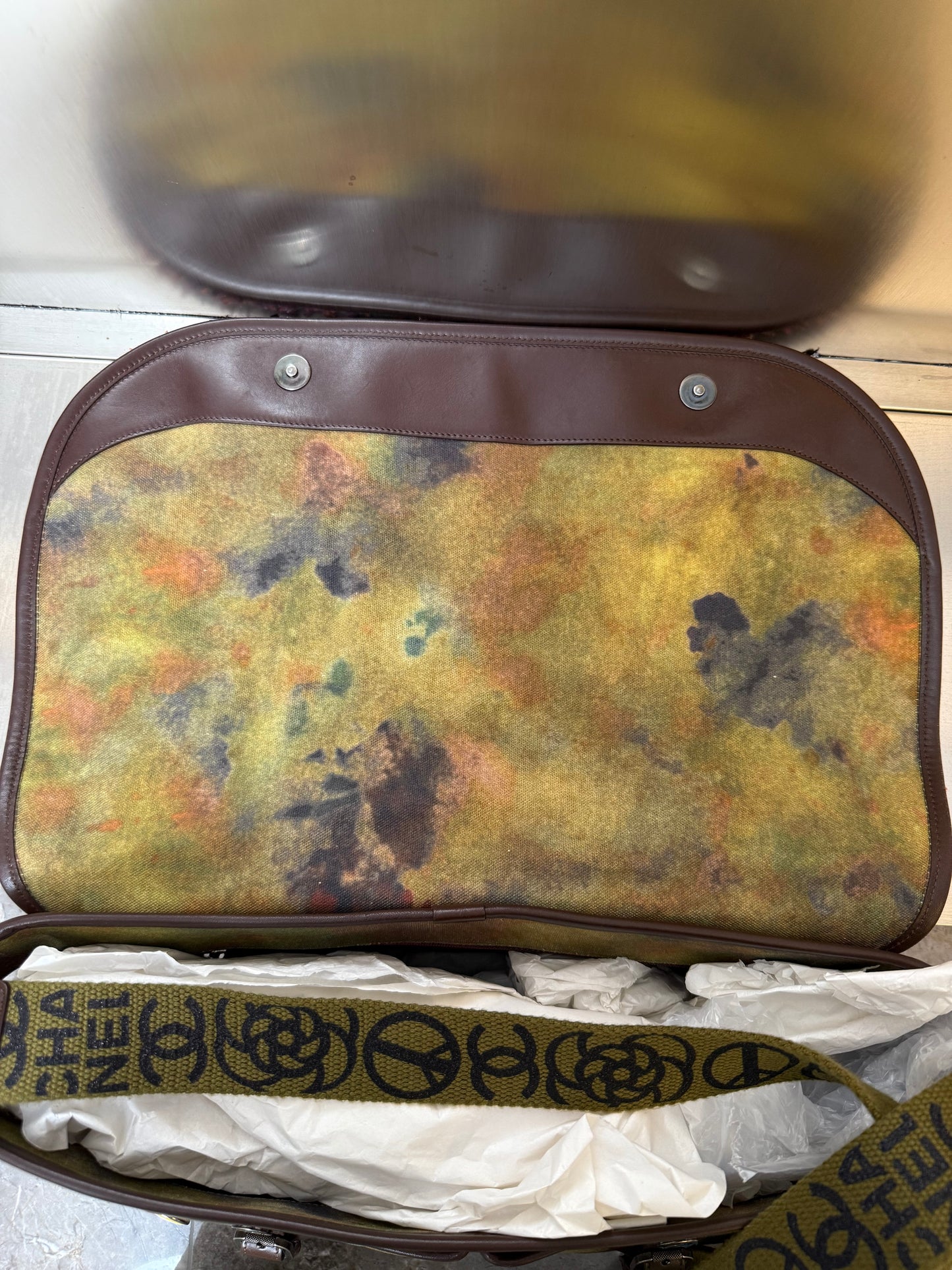 Chanel 15S On the Pavements graffiti messenger bag