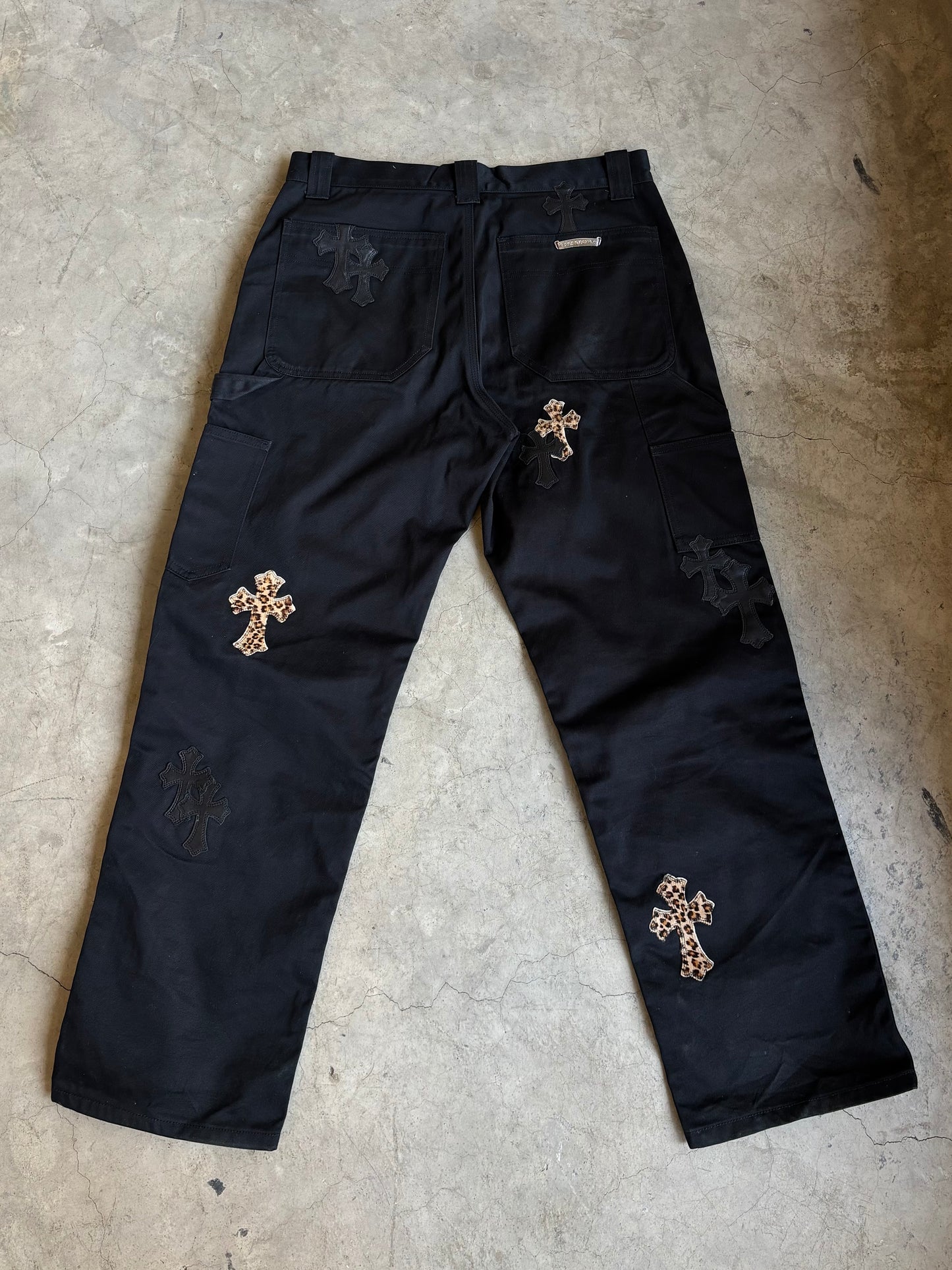 Chrome Hearts Leopard Patches Chino Pants