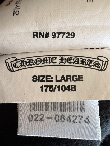 Chrome Hearts Horseshoe FUXK YOU Zip Up Thermal Hoodie