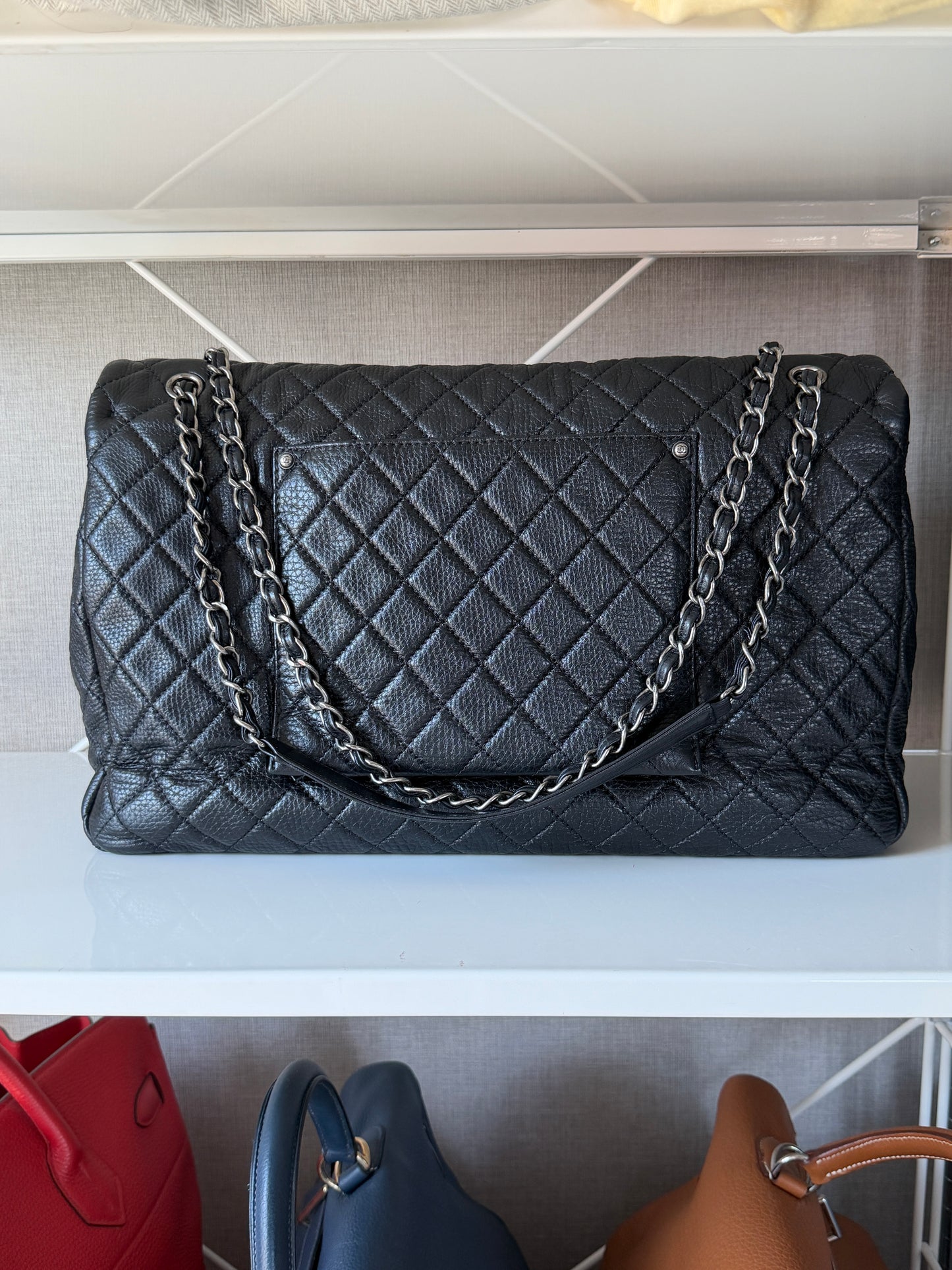 Chanel Quilted Grained Calfskin Airlines XXL Bag