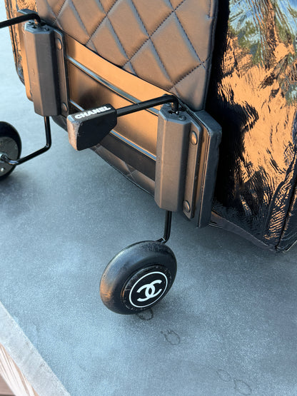 Chanel 2014AW Supermarket Collection Trolley Quilted Patent Backpack
