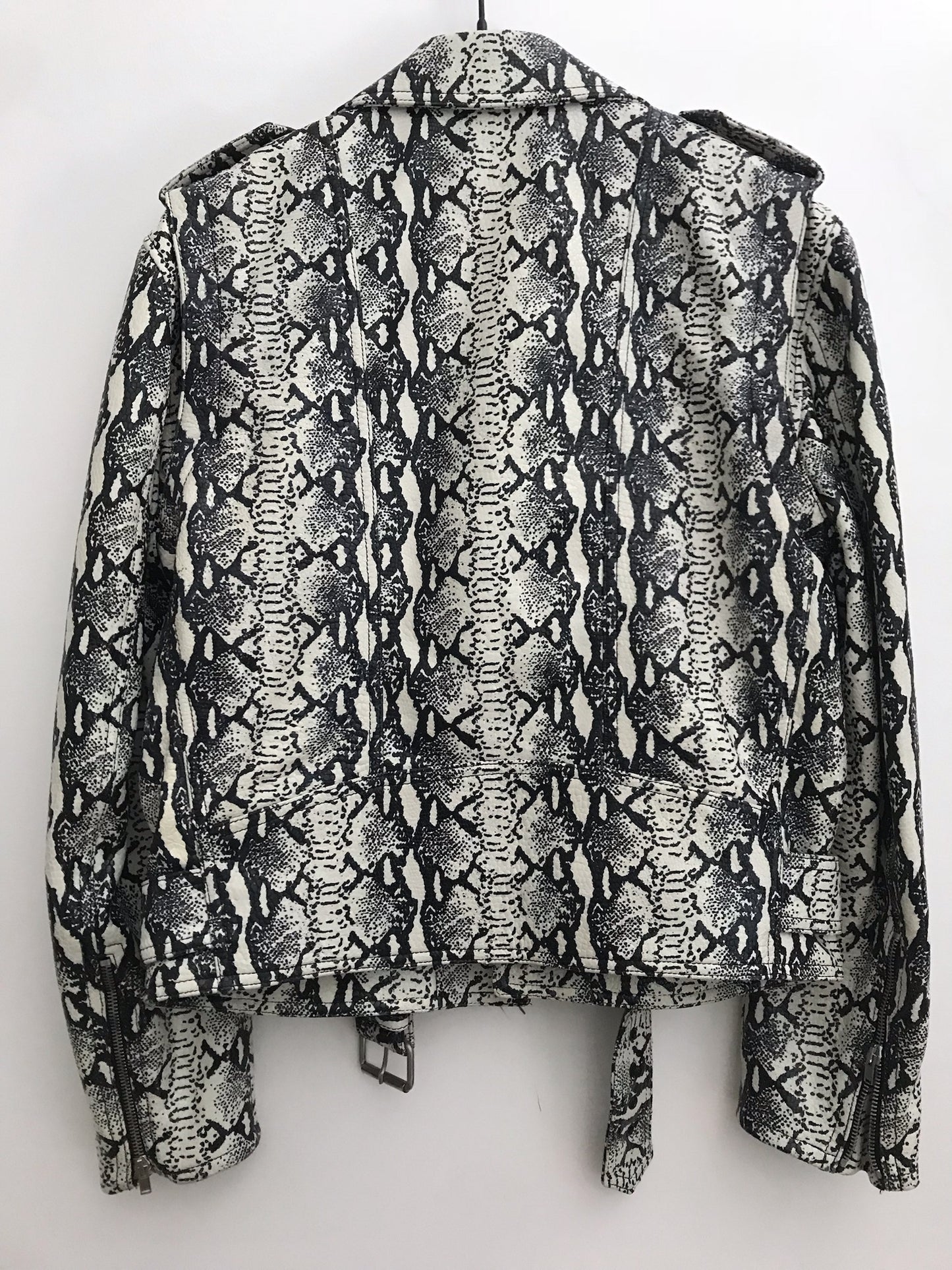 Saint Laurent FW15 sample python leather jacket