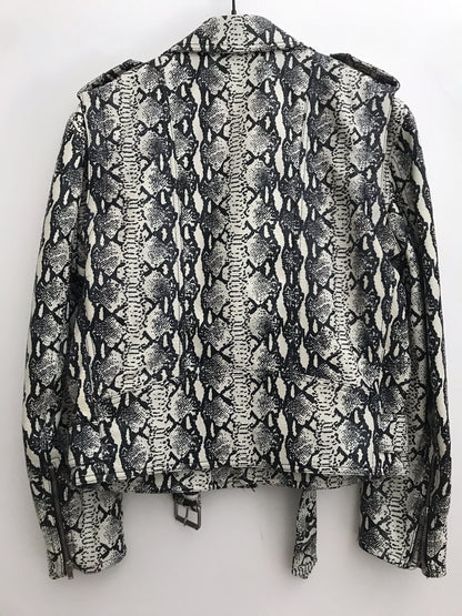 Saint Laurent FW15 sample python leather jacket