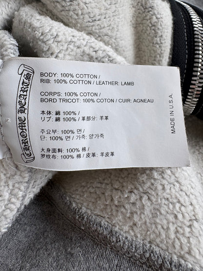 Chrome Hearts cross patches paperjam zip hoodie