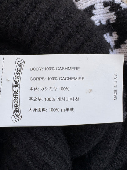 Chrome Hearts Black Big Daddy Cashmere Beanie