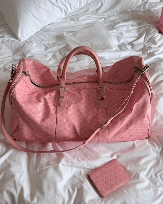 Goyard 2008 Japan Exclusive Sakura Pink Boston 60 Duffle Bag