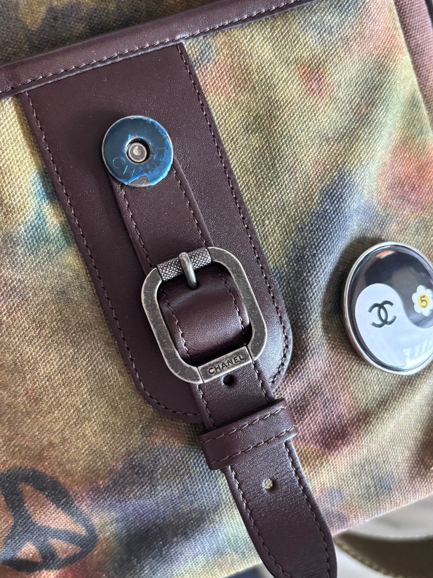 Chanel Graffiti On The Pavement Messenger bag