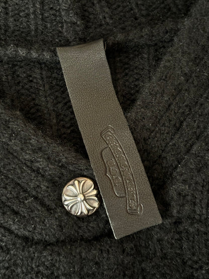 Chrome Hearts cashmere patches sweater hoodie