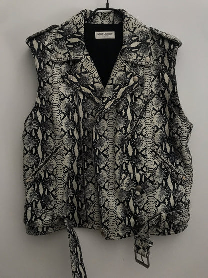 Saint Laurent FW15 sample python leather jacket
