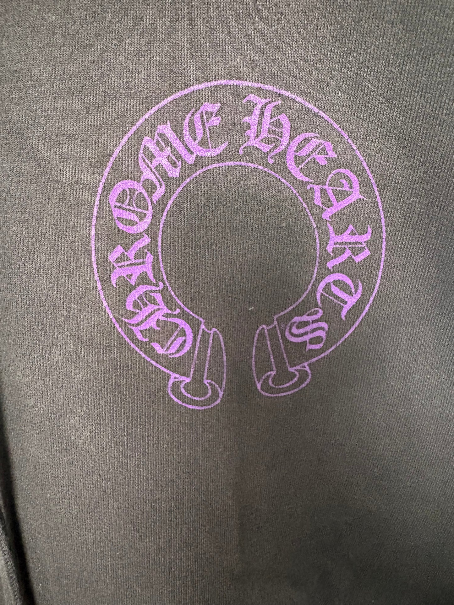 Chrome Hearts Friends&Family Purple Glitter Hoodie