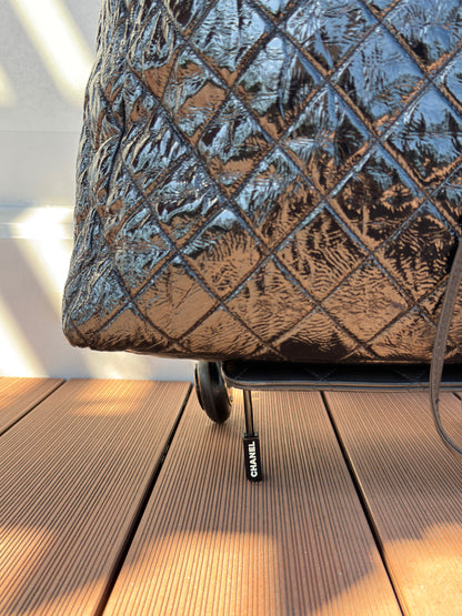 Chanel 2014AW Supermarket Collection Trolley Quilted Patent Backpack
