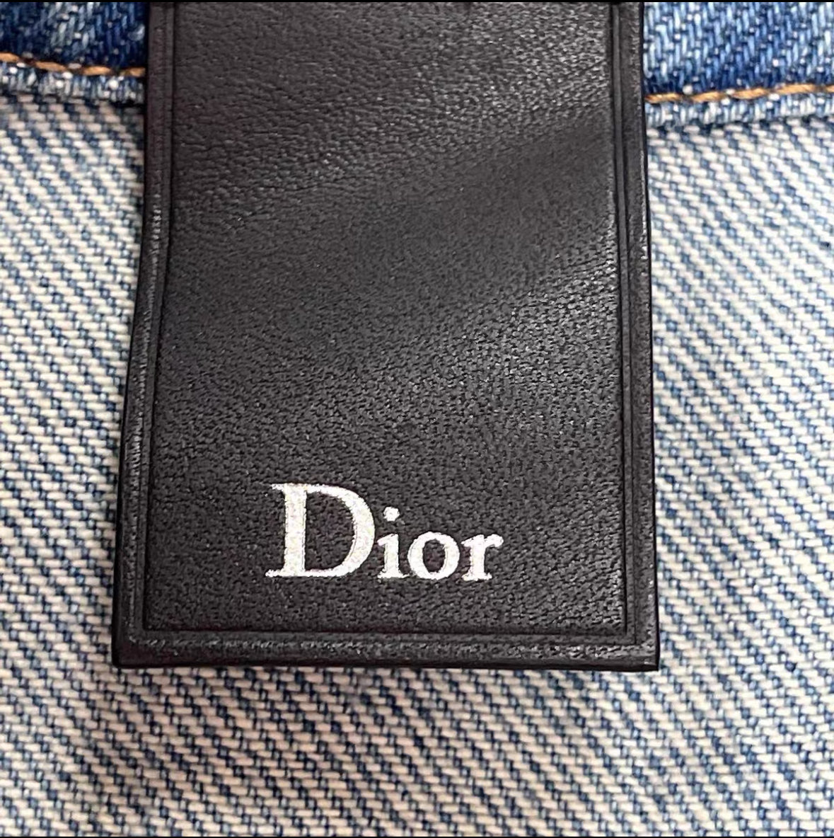 Dior X Kris Van Assche SS15 Scribble Denim Jacket