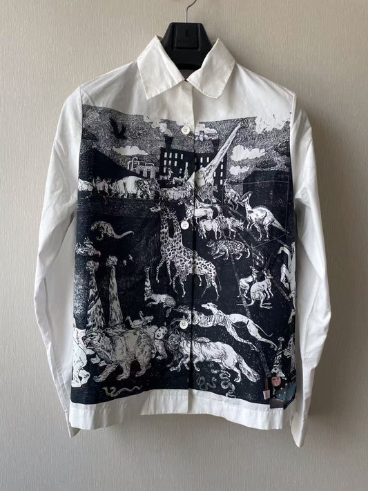 Prada Archive 16AW Christophe Chemin Utopia shirt