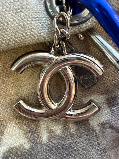 Chanel RARE Large Gray Graffiti Backpack