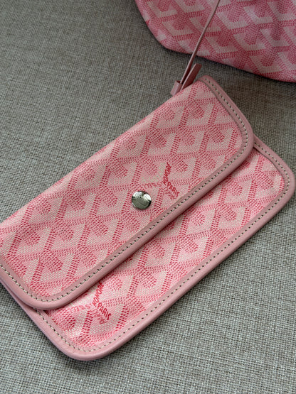 Goyard Sakura Pink Saint Louis GM Tote Bag