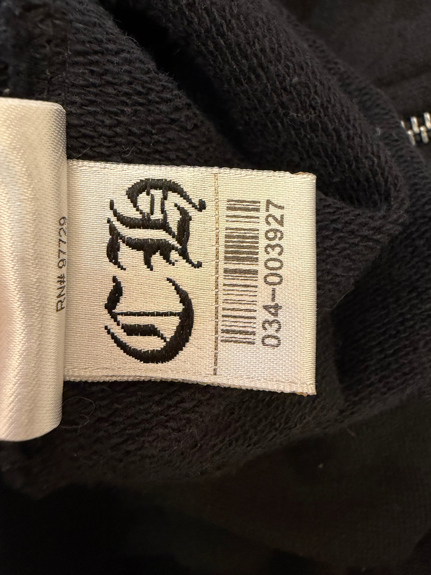 Chrome Hearts monogram horseshoe zip up hoodie