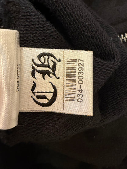 Chrome Hearts monogram horseshoe zip up hoodie