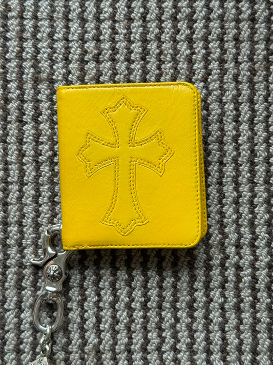 Chrome Hearts Cross Patch Bifold Card Holder Wallet