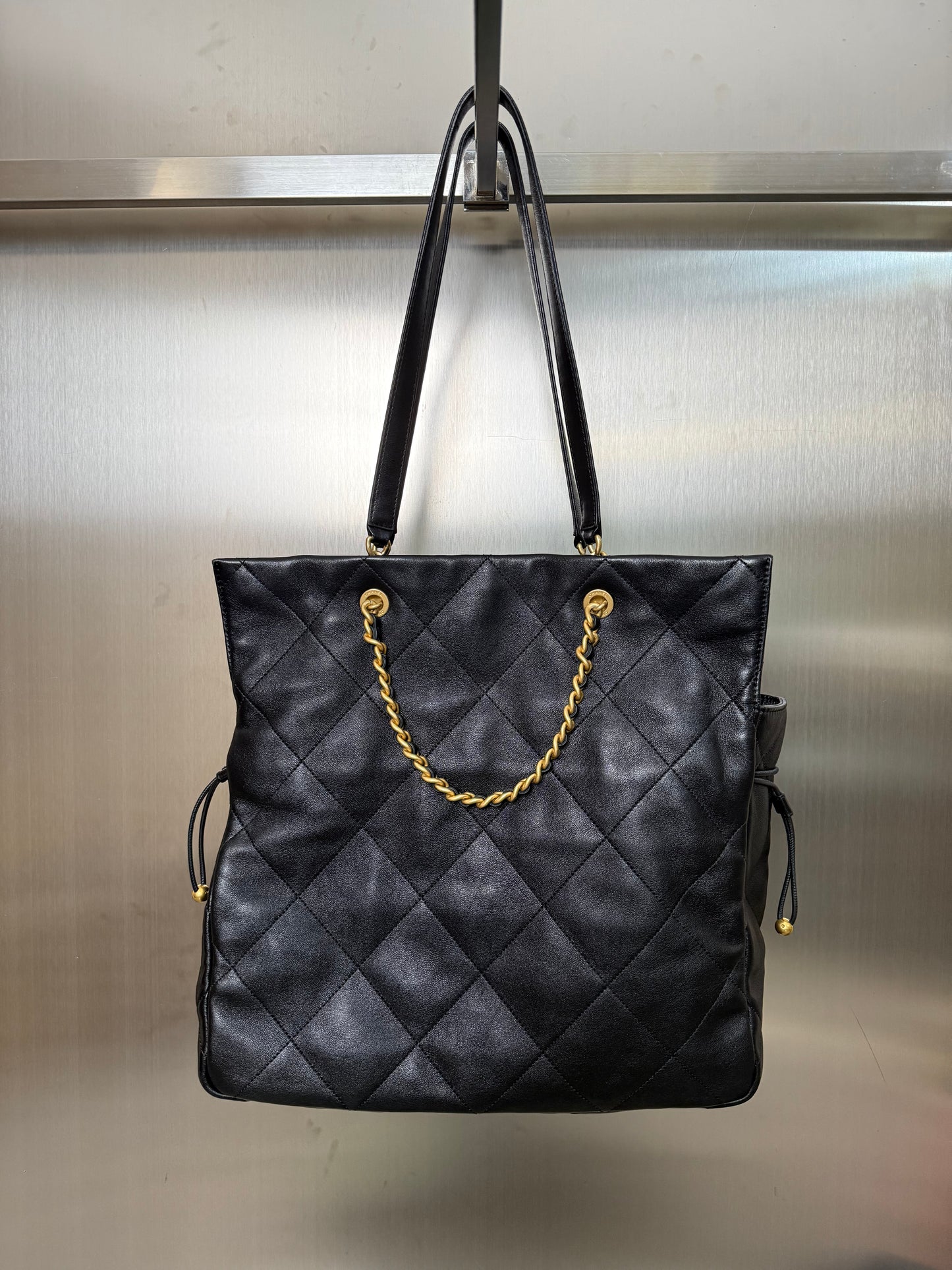 Chanel 2025 Cruise quilted tote bag