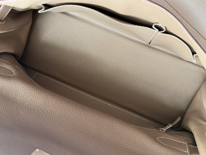 Hermes Kelly Shoulder Etoupe Togo Leather HW