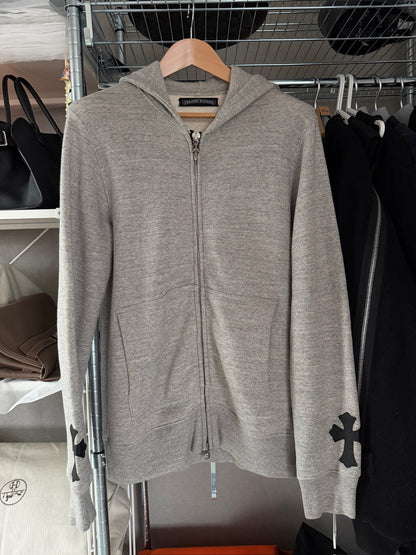 Chrome Hearts Cross patches zip up hoodie